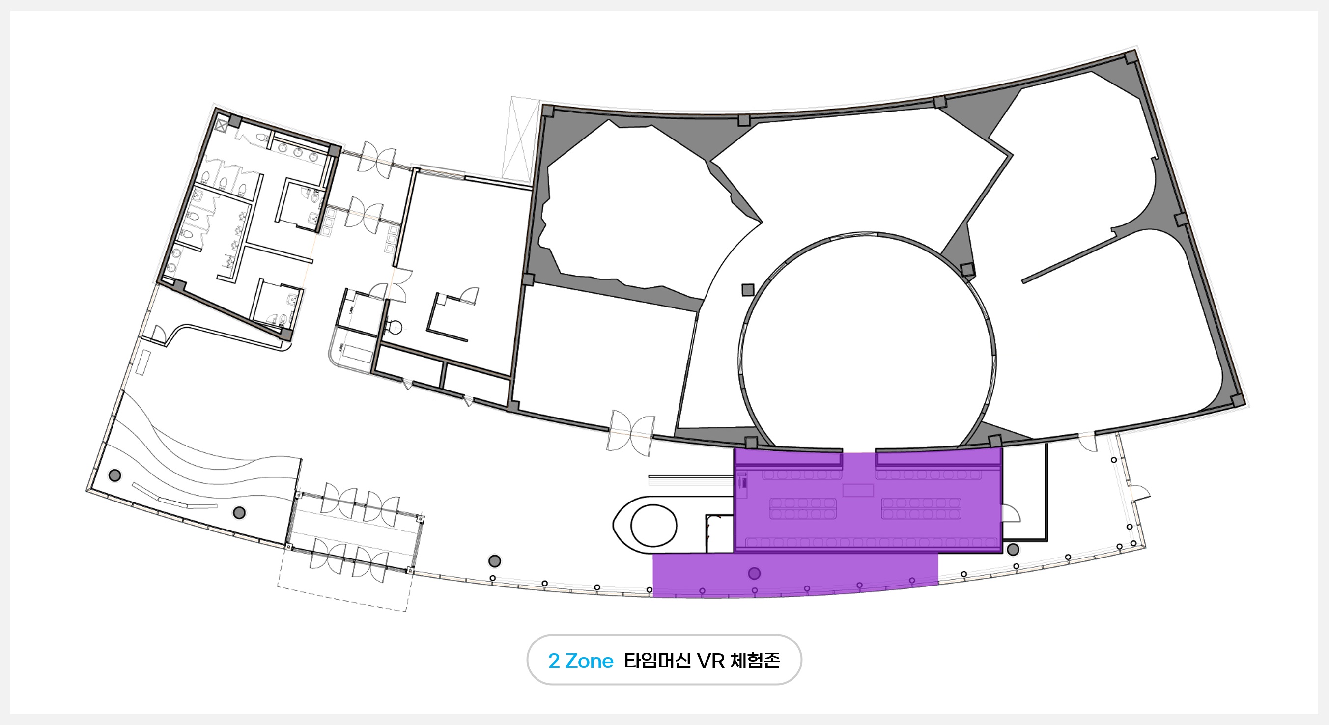 2 Zone 타임머신 통일미래체험관 전체 조감도